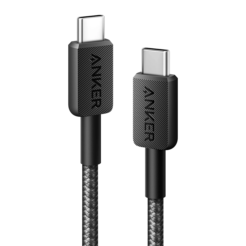 کابل USB-C انکر مشکی مدل A81F5 طول 0.9 متر