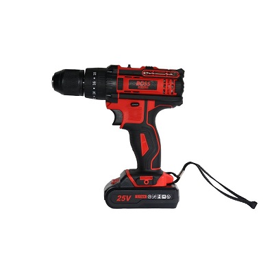 دریل شارژی صنعنی 25 ولت باس قرمز BOSS 25V