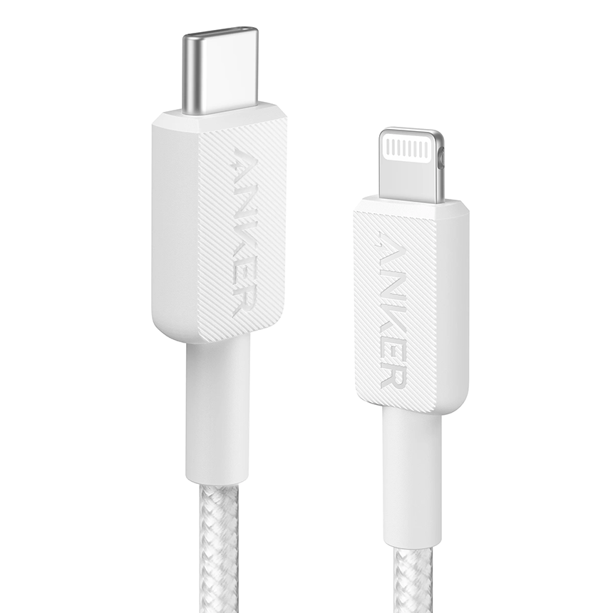 کابل تبدیل USB-C به لایتنینگ انکر مدل A81B6 طول 1.8 متر
