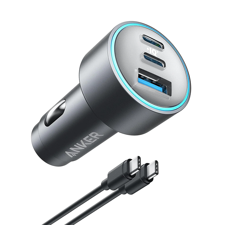 شارژر فندکی انکر مدل B2731 535 Car Charger(67W) همراه با کابل