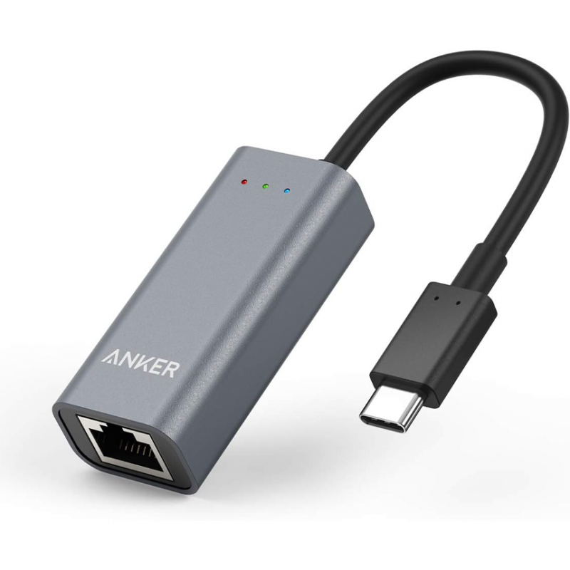 مبدل انکر مدل A8341 AnkerUSB-C to Ethernet Adapter- خاکستری