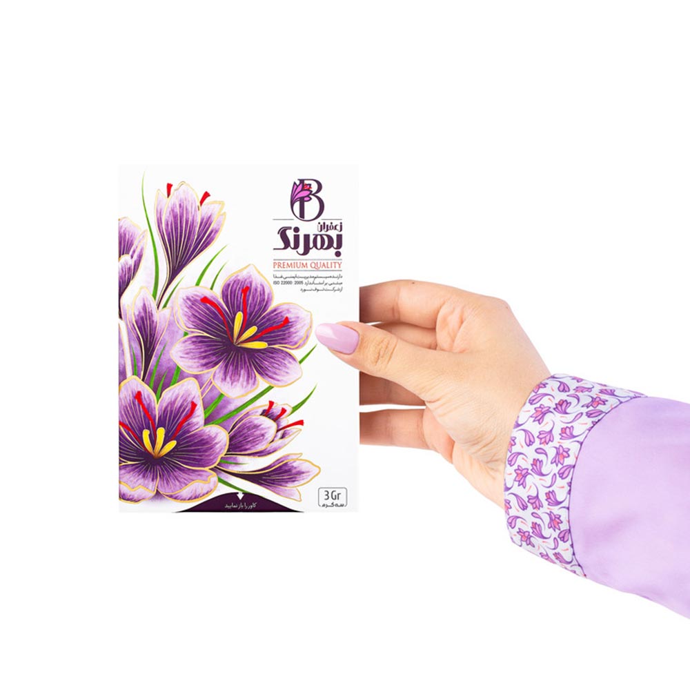 زعفران 3 گرمی کادویی بهرنگ — تصویر ۴