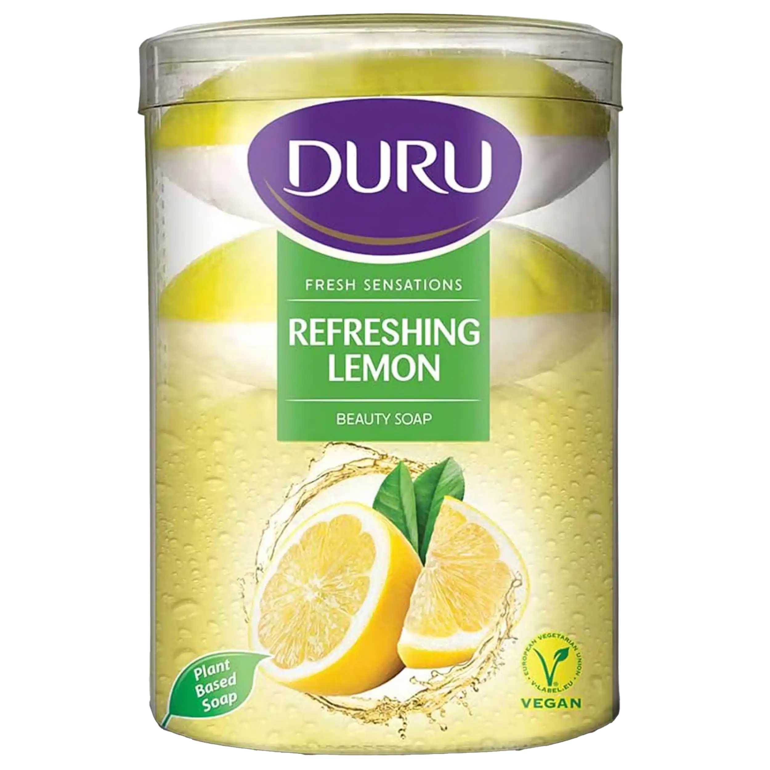صابون لیوانی لیمو دورو 4 عددی | Duru Lemon Soap 400g — تصویر ۲