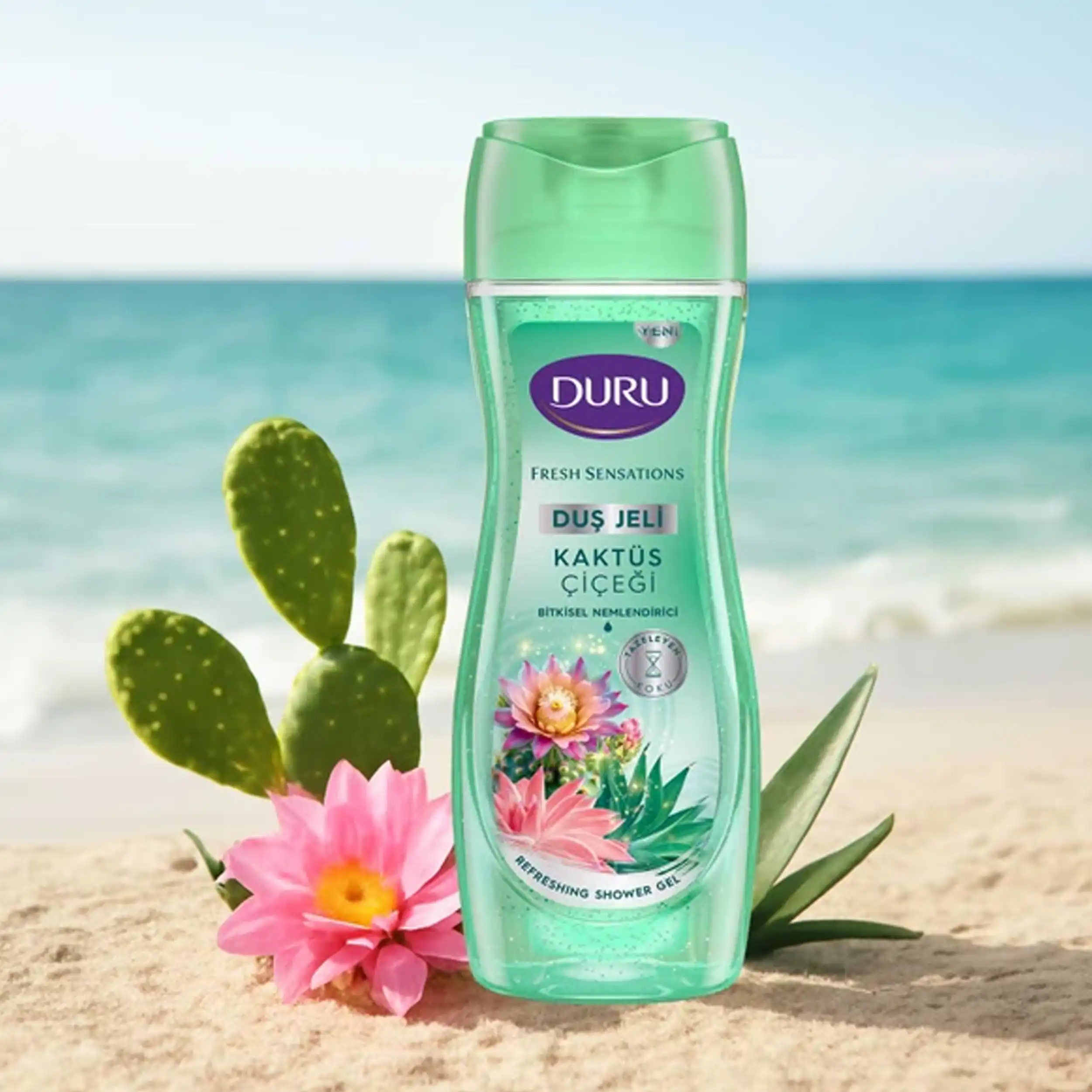 شامپو بدن گل کاکتوس دورو | Fresh Sensations Cactus Flower Shower Gel 450ml — تصویر ۳