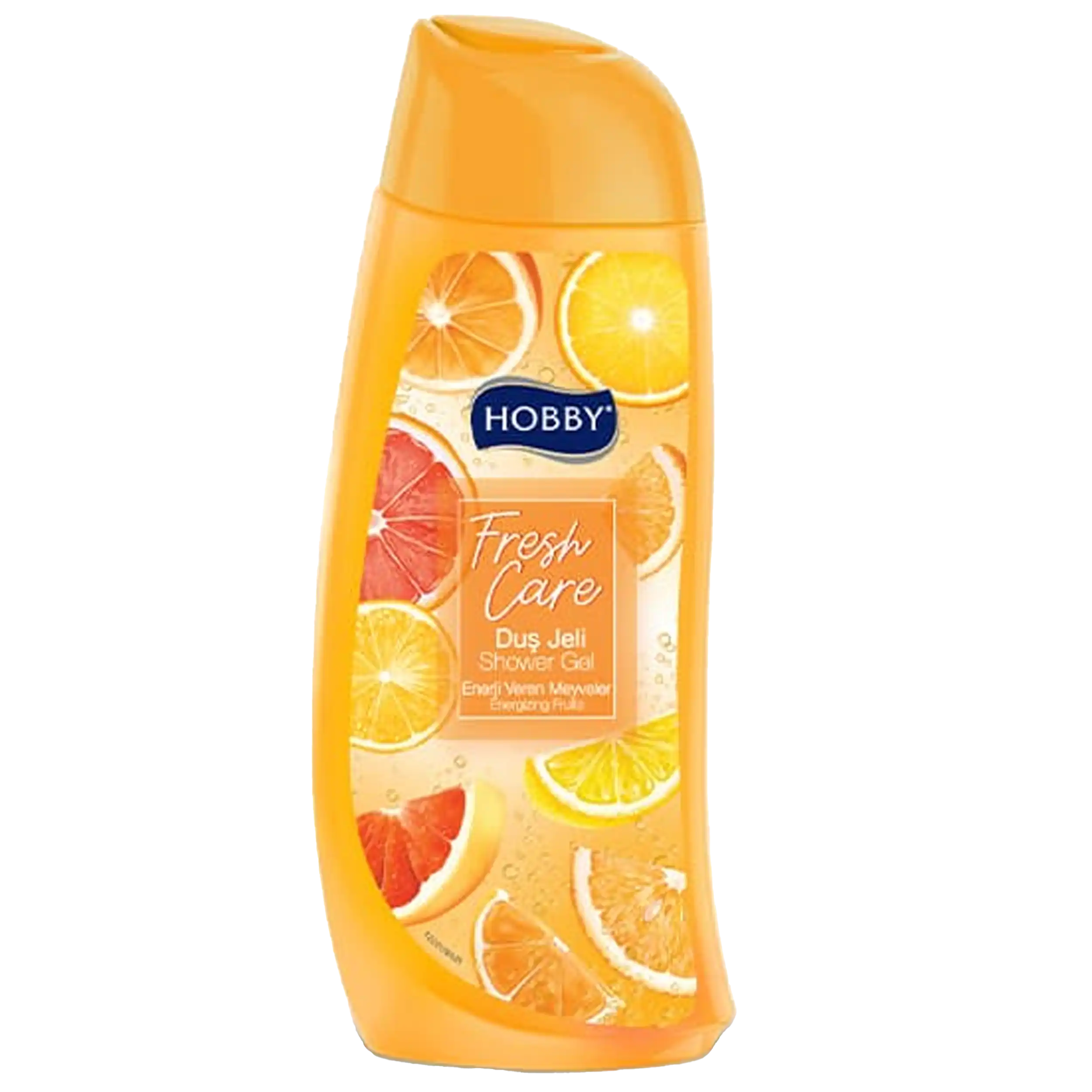 شامپو بدن پرتقال هوبی | Hobby Fresh Care Energizing Fruits Shower Gel 500ml — تصویر ۲