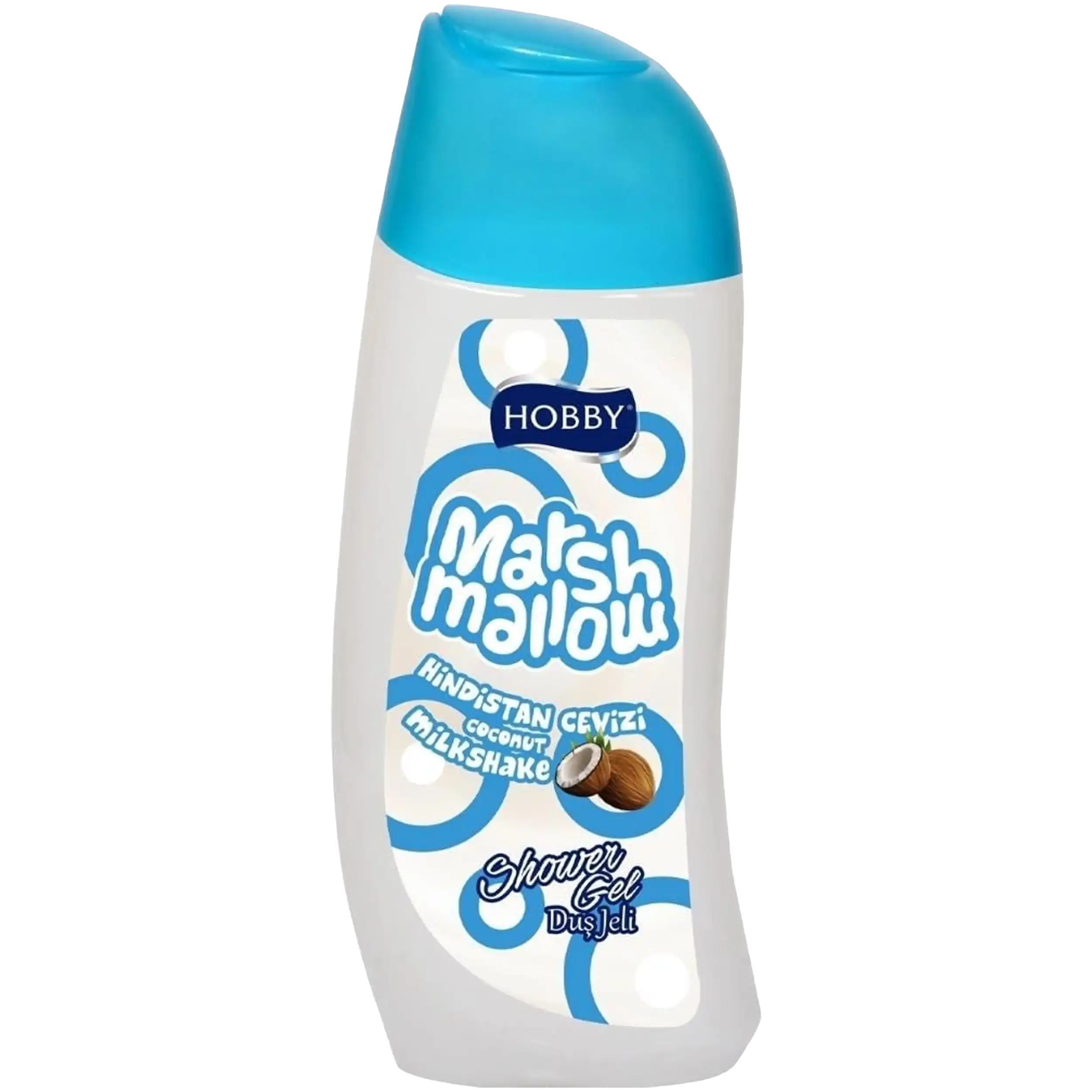 شامپو بدن مارشمالو نارگیل هوبی | Hobby Marshmallow Shower Gel Coconut 500ml