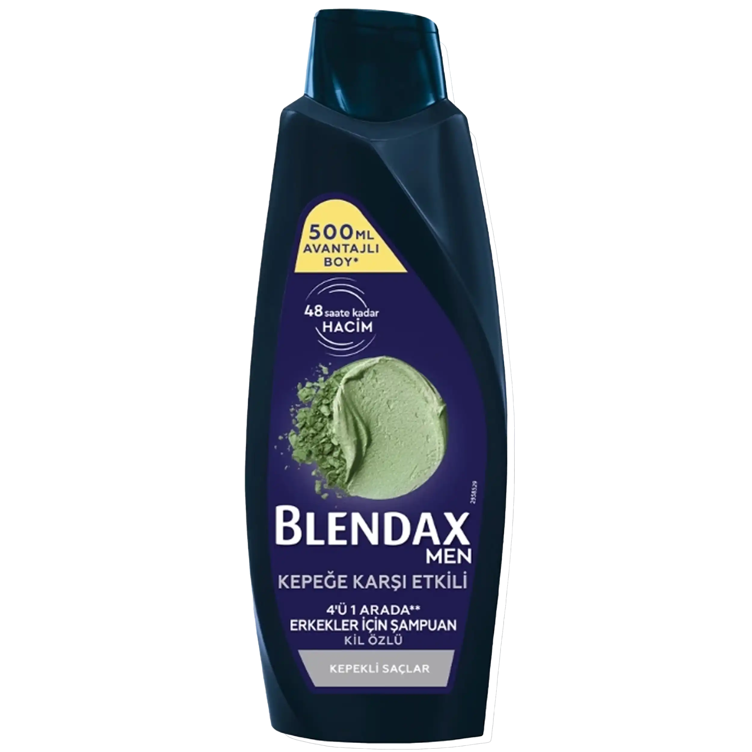 شامپو ضد شوره آقایان خاک رس بلنداکس | BLENDAX SHAMPOO MEN ANTI-DANDRUFF 500ml — تصویر ۲