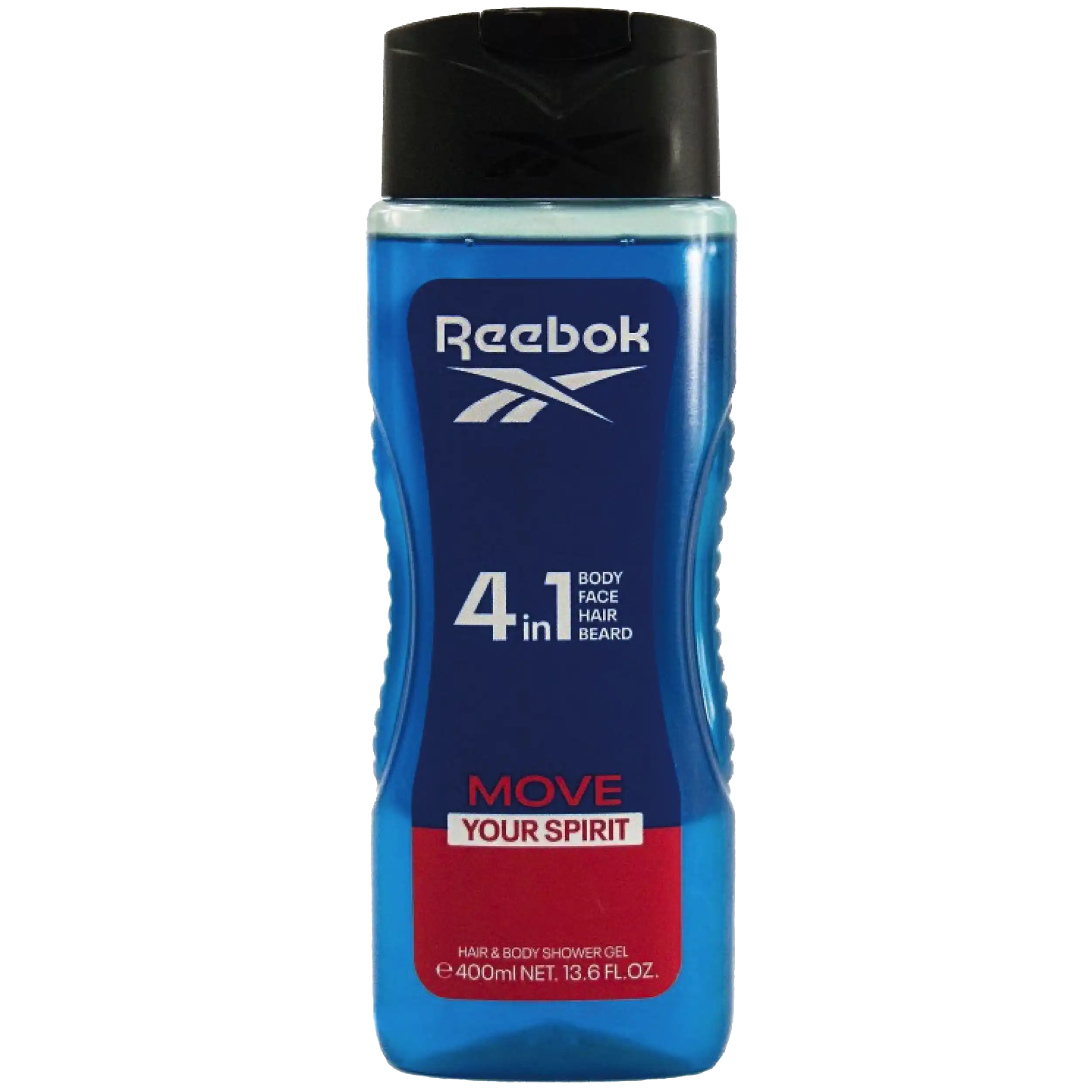 ژل ۴ کاره ۴۰۰ میل موو ریبوک | Reebok Shower Gel Move Your Spirit 4‑in‑1 400 ml — تصویر ۲
