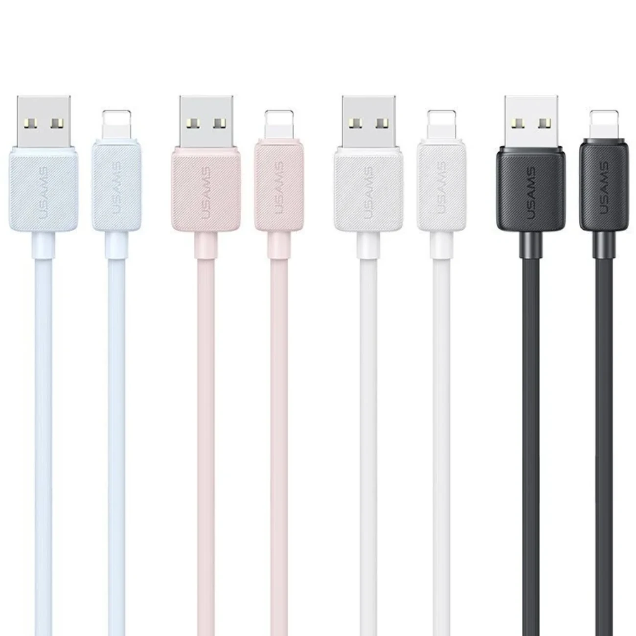 کابل لایتنینگ یوسامز USAMS مدل US-SJ694 طول 2 متر 2.4 آمپر — تصویر ۵