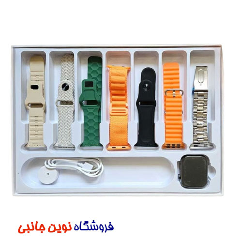 ساعت هوشمند ویسمی مدل WS-86 Max دارای 7 بند ا Wisme WS-86 Max Smart watch 7+1 Seven Plus One (تک/عمده) — تصویر ۵