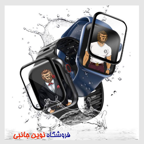 گلس اپل واچ سه بعدی ضد خش گرین لاین 3D Apple Watch 45 mm ا Green Lion 3D Apple Watch 45 mm Anti-scratch Apple Watch Glass (تک / عمده )