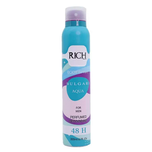 اسپری خوشبو کننده مردانه بولگاری آکوا ریچ 200Ml