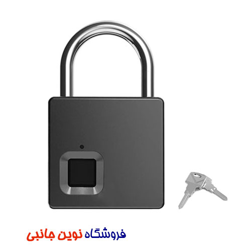 قفل هوشمند اثر انگشتی گرین لاین مدل GNMINIFPPDLK ا Green Lion Fingerprint Padlock GNMINIFPPDLKBK (تک/عمده)