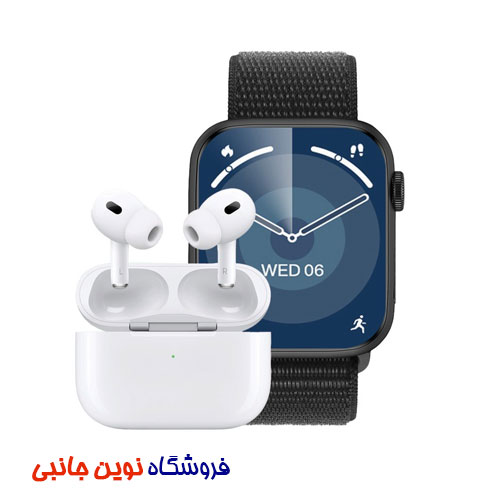 پک ساعت هوشمند و ایرپاد پرو2 گرین لاین مدل SyncFit DUO ا Green Lion SyncFit DUO Smart Watch &amp; AirPods (تک / عمده )