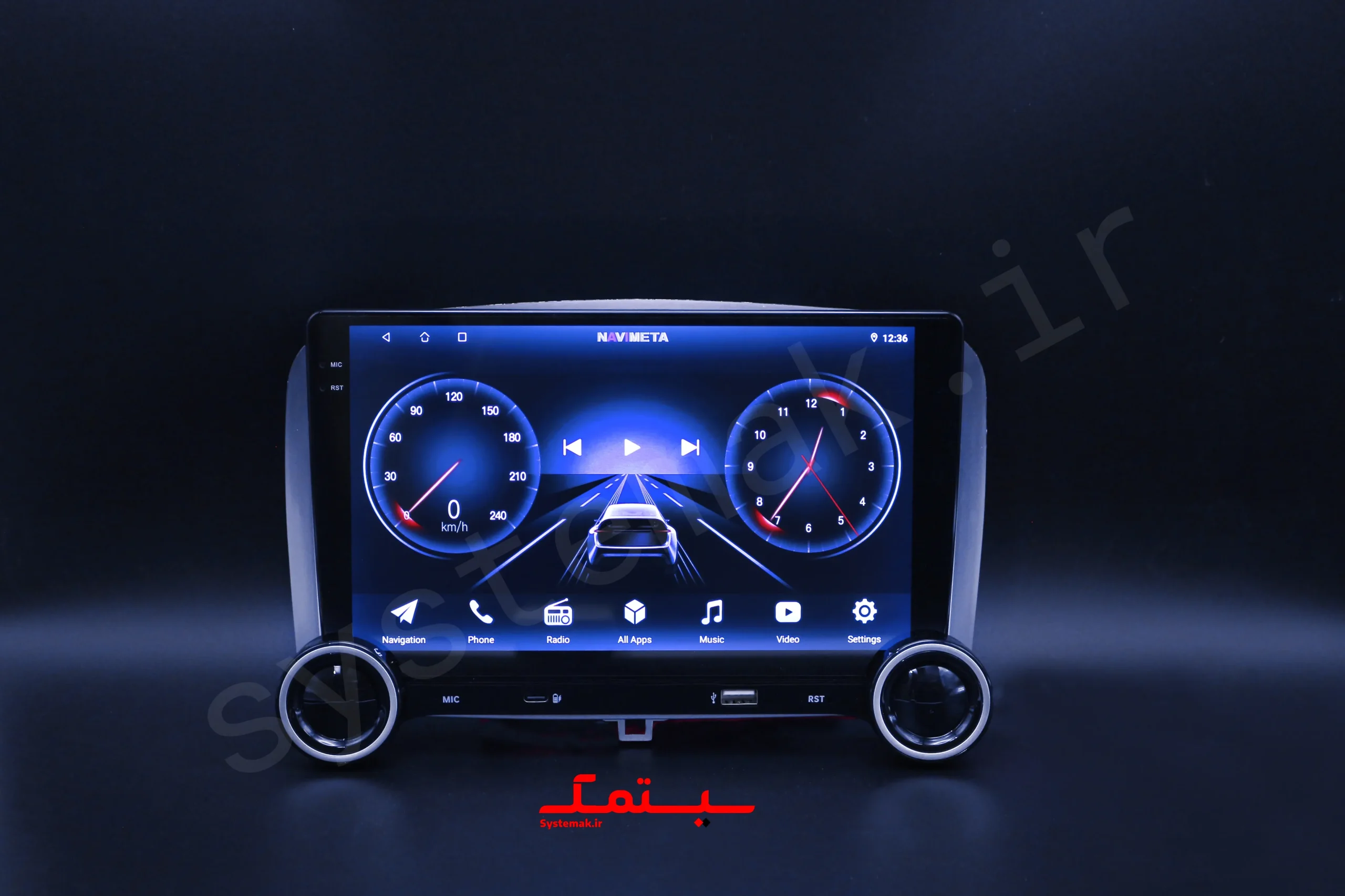 مانیتور اندروید برای ام وی ام 315 | MVM315 داشبورد قدیم ولوم دار — تصویر ۲