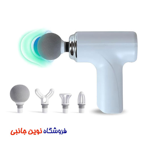ماساژور تفنگی شارژی مدل MG-203 اصلی | MG-203 MASSAGE GUN Fasclal Rechargeable gun (تک / عمده)