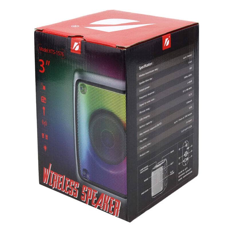 اسپیکر بلوتوثی رم و فلش خور KTS-1576 — تصویر ۴
