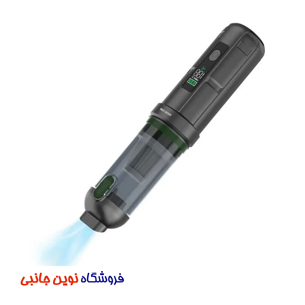 جارو شارژی و دمنده هوا گرین لاین مدل GLV-15 ا Green Lion GNGLV15VCGY GLV-15 Vacuum Cleaner with Air Blower &amp; Air Duster (تک/عمده)