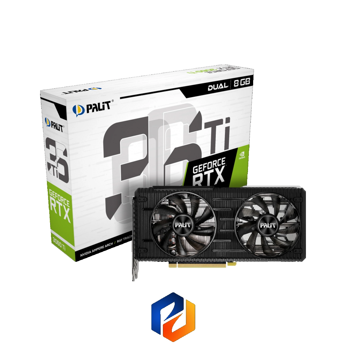 کارت گرافیک Palit RTX 3060 Ti Dual OC (استوک) — تصویر ۲