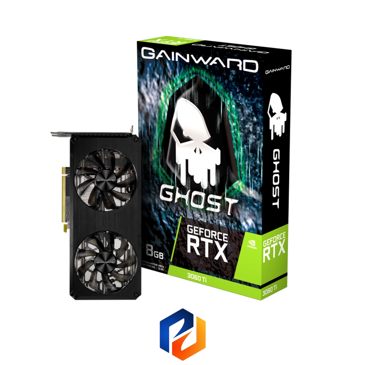 کارت گرافیک Gainward RTX 3060 Ti Ghost (استوک) — تصویر ۲