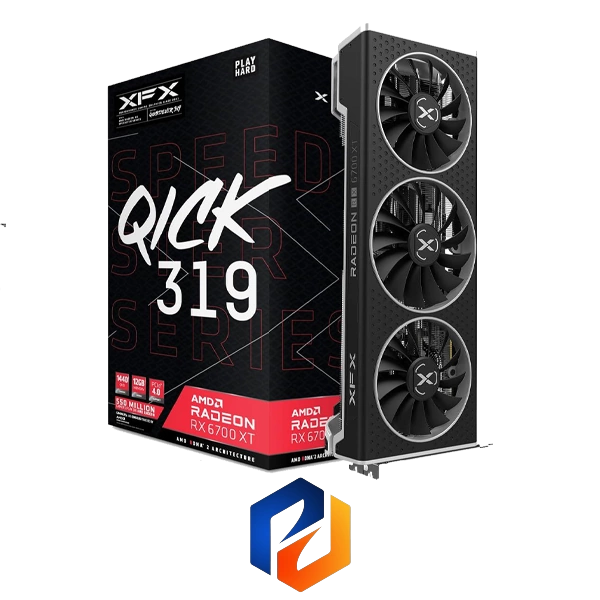 کارت گرافیک XFX Speedster QICK319 RX 6700 XT (استوک) — تصویر ۲