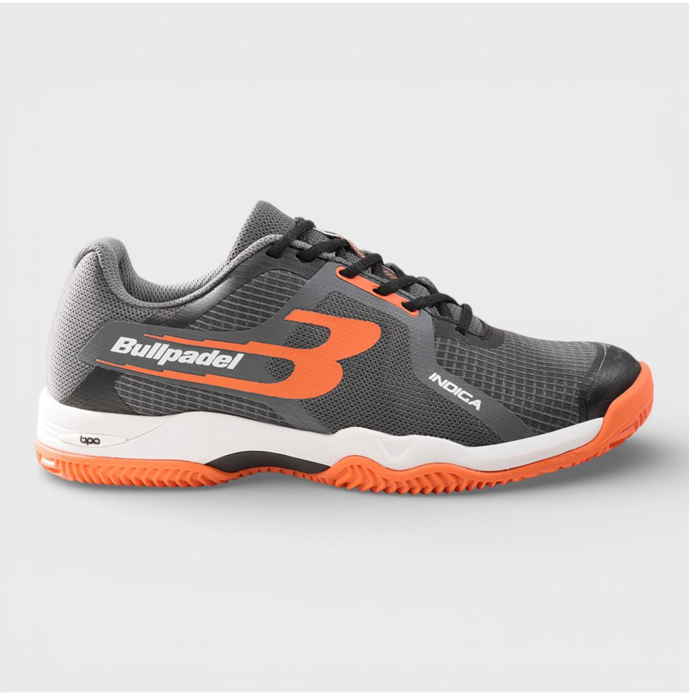 کفش پدل بولپدل مدل ZAPATILLA BULLPADEL INDIGA 26V GRIS OSCURO