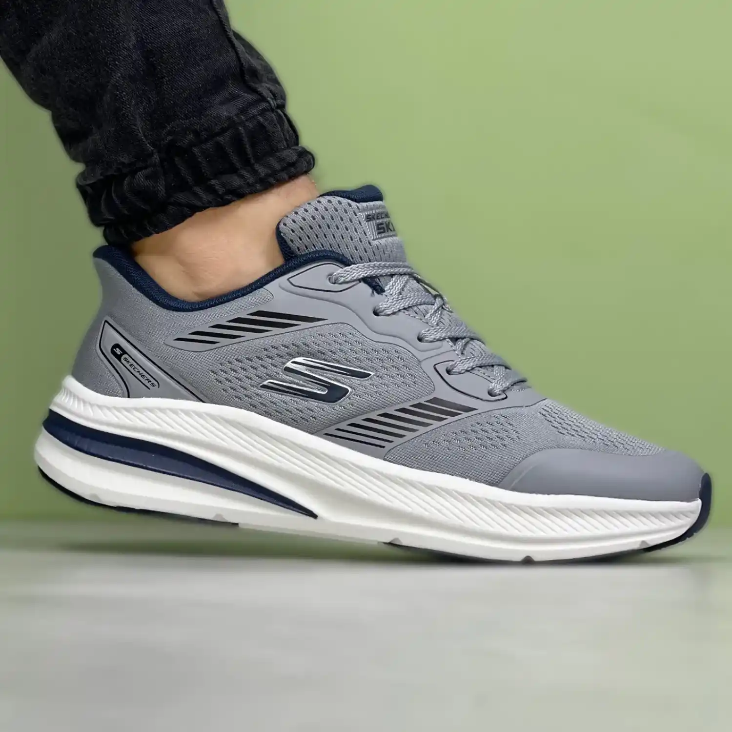 کتونی اسکیچرز اس کای ایکس skechers SKX running درجه ۱ طبی مردانه کد 1405
