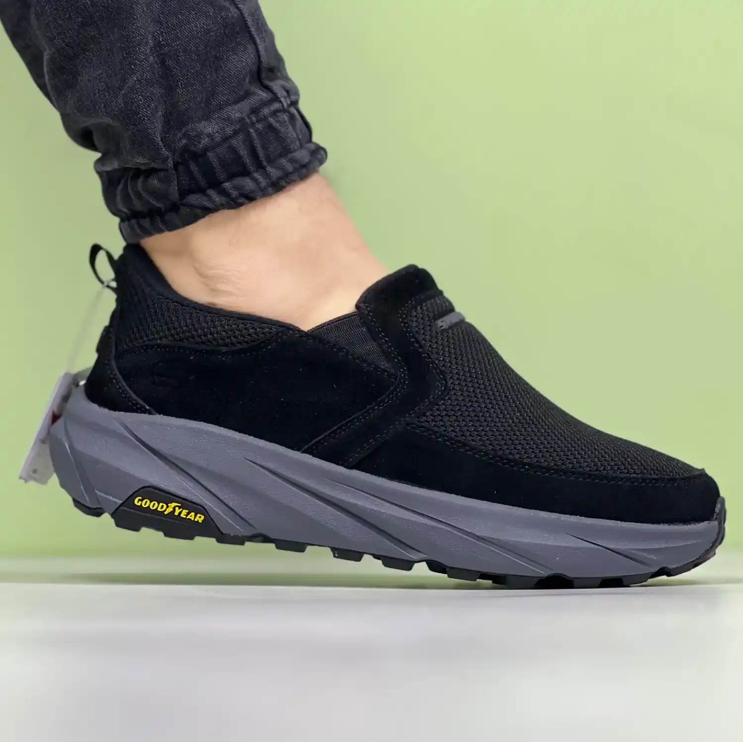 کتونی اسکیچرز بدون بند گودیر skechers goodyear درجه ۱ طبی مردانه کد 1401