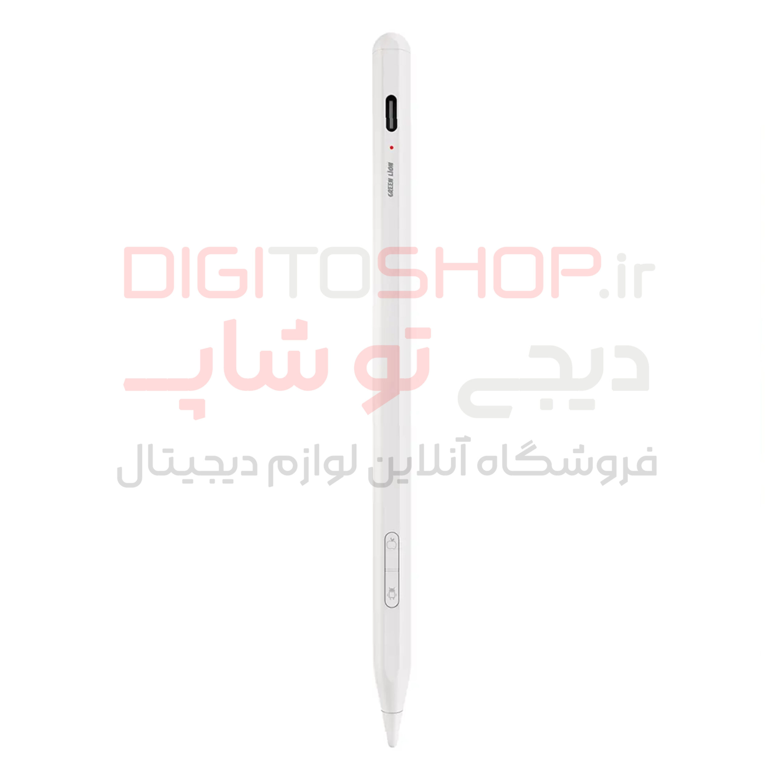 قلم لمسی گرین لاین مدل Pencil X Universal Pen رنگ سفید — تصویر ۲