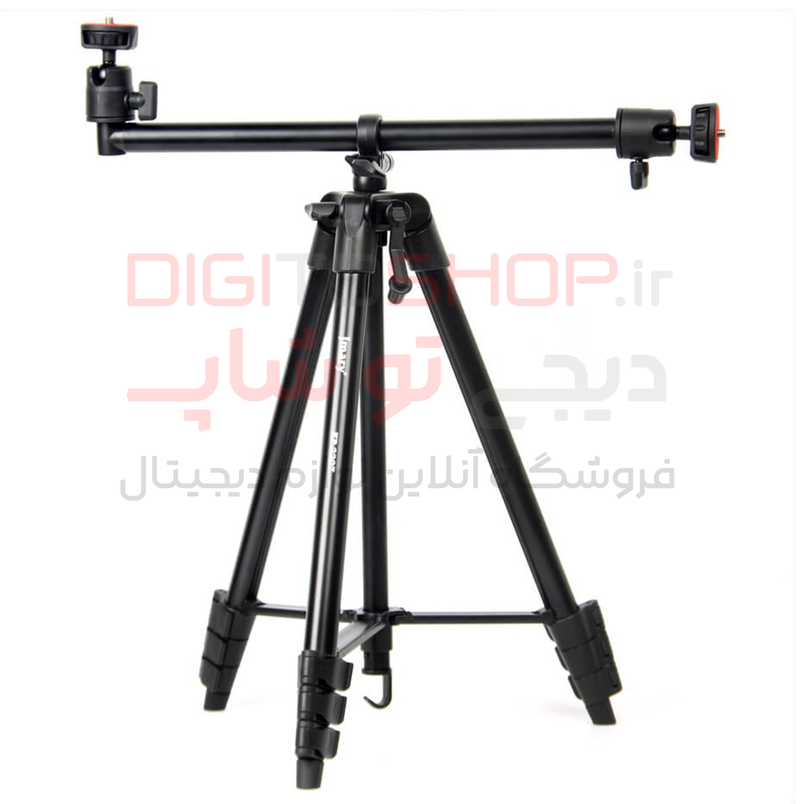 سه پایه مسافرتی جیماری مدل KP-2207 همراه هولدر موبایل — تصویر ۲