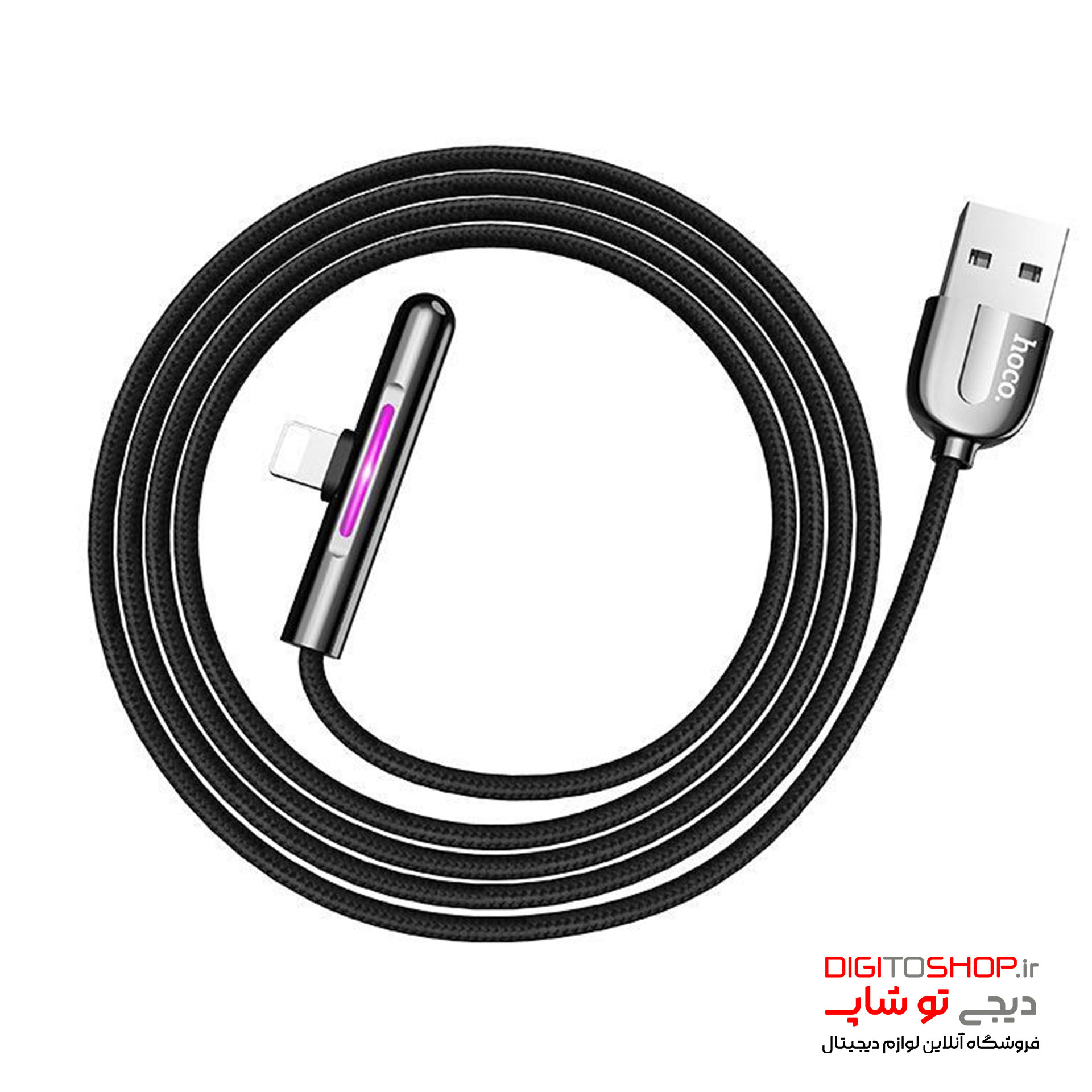 کابل شارژ آیفون مخصوص بازی 1.2 متری هوکو U65 Colorful Magic Wand