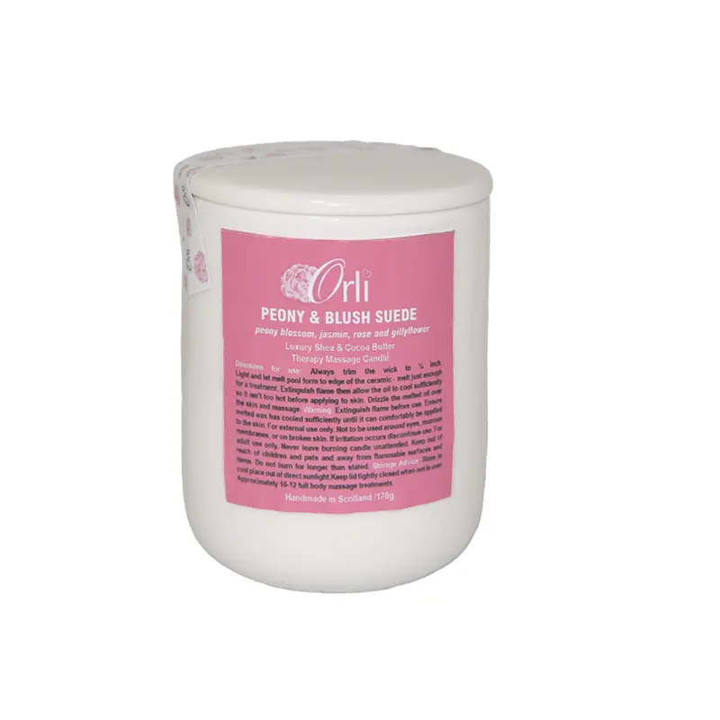 شمع ماساژ اورلی گل صد تومانی Orli peony 170g — تصویر ۲