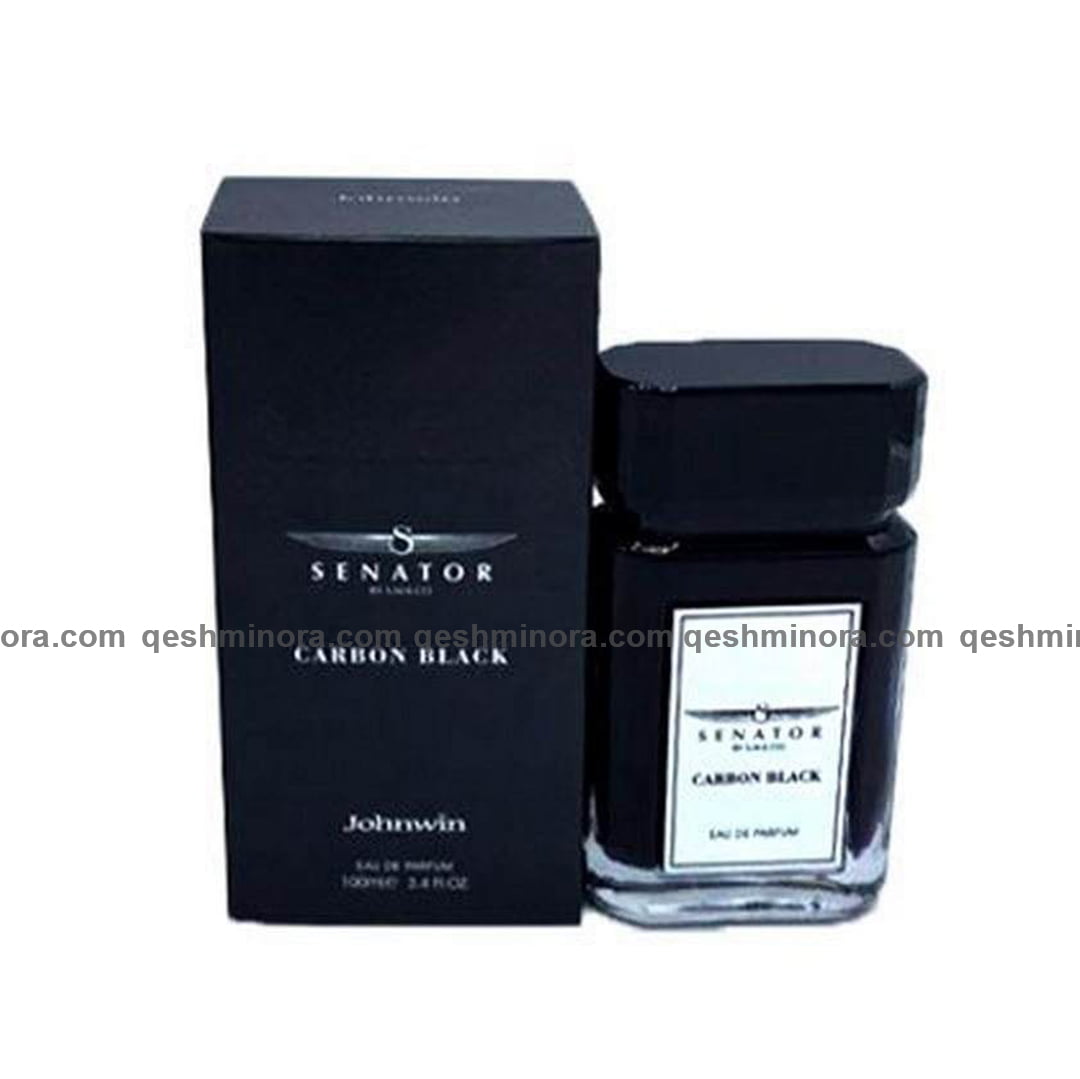 ادکلن سناتور کربن بلک جانوین JohnWin perfume Senator Carbon Black مردانه