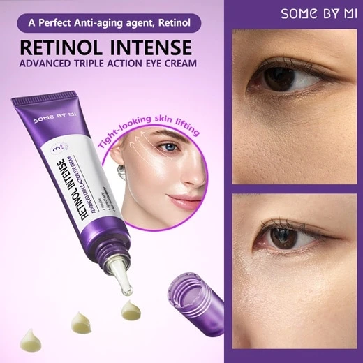 کرم دورچشم سه کاره رتینول سام بای می SOME BY MI حجم 30ml — تصویر ۳
