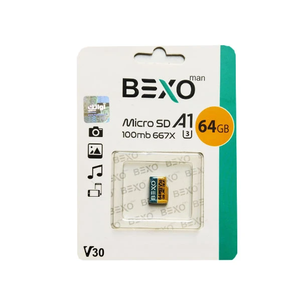کارت حافظه micro sdxc بکسو مدل 667x ظرفیت 64 گیگابایت