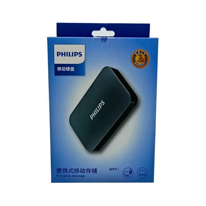 هارد اکسترنال فیلیپس مدل PHILIPS FM21PD02TB/93 2TB-مشکی