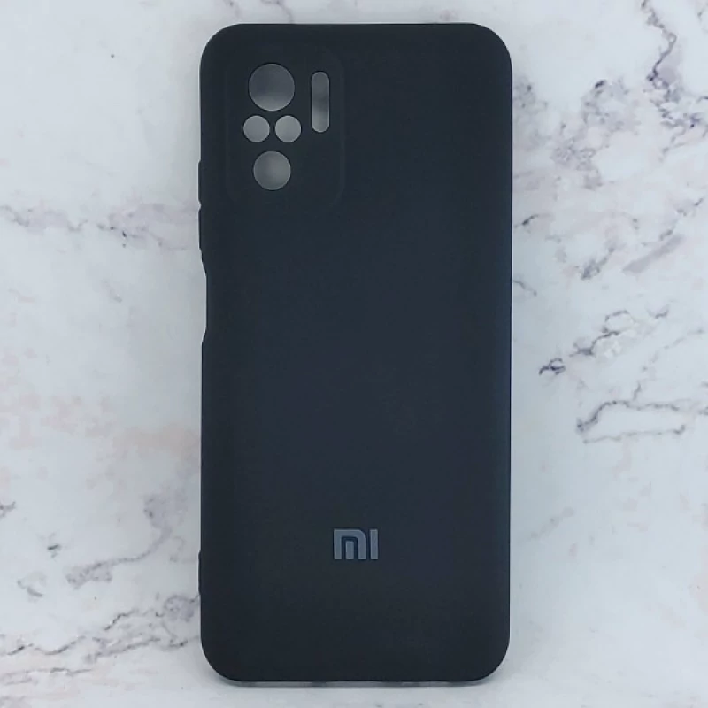 قاب گوشی سیلیکونی برای شیائومی Redmi Note 10 4G / Note 10s-مشکی