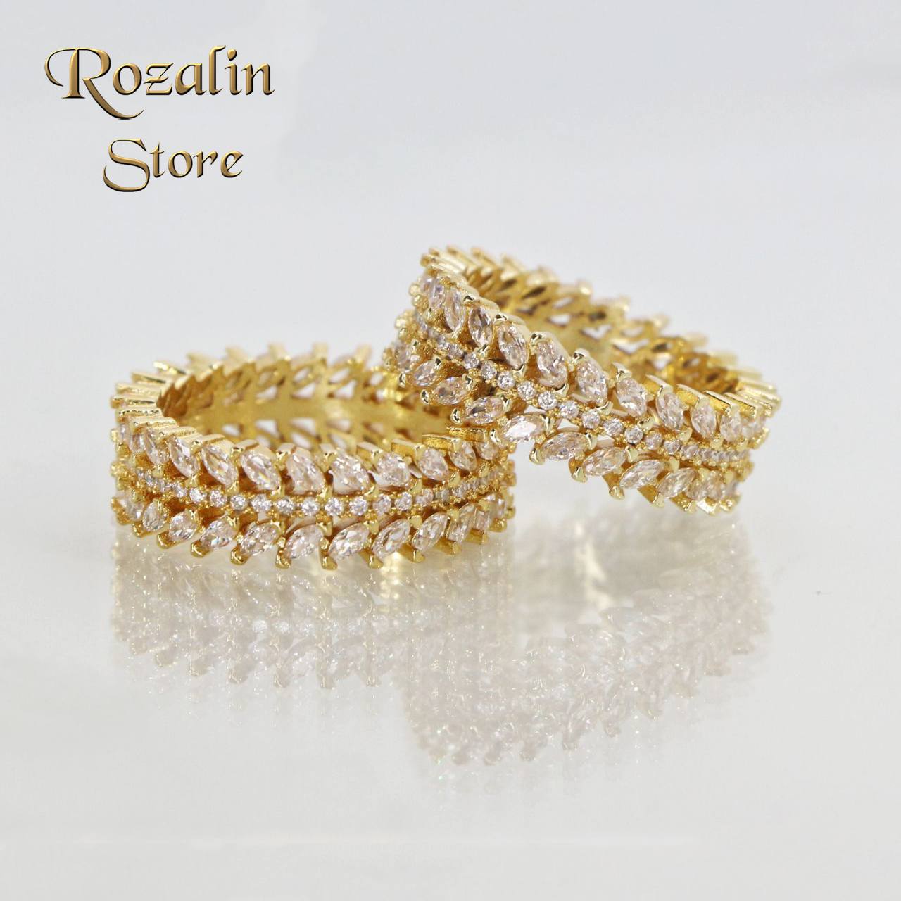 انگشتر زنانه نگین دار طرح جواهر کد RS-274