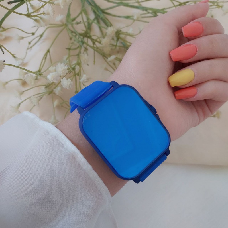 ساعت مچی دیجیتال زنانه آبی لمسی کد RS-426