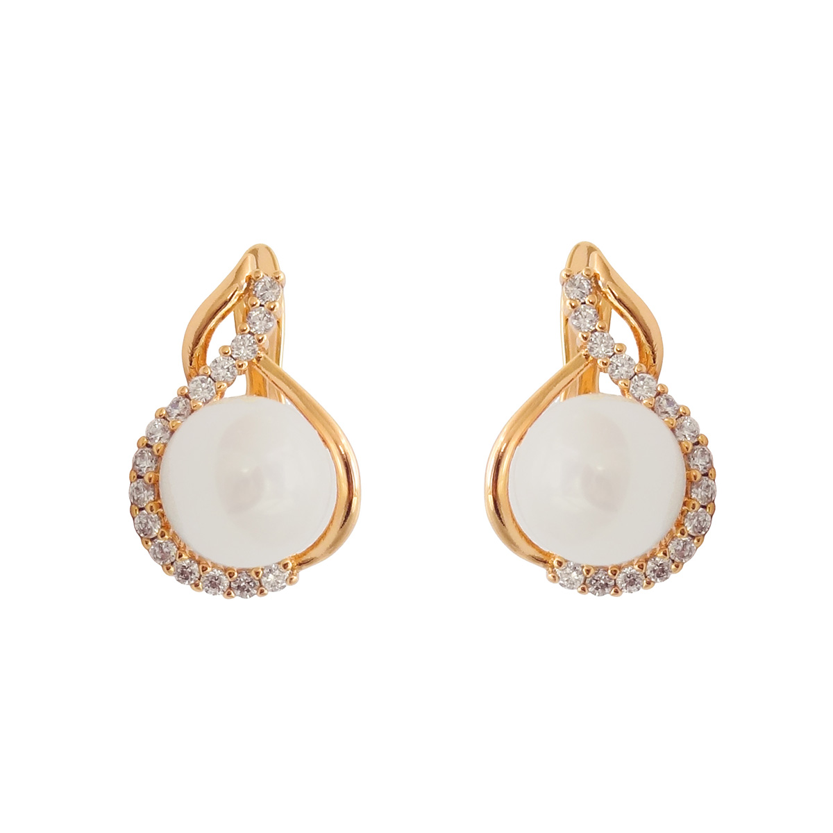 گوشواره ژوپینگ مرواریدی کد RS-741