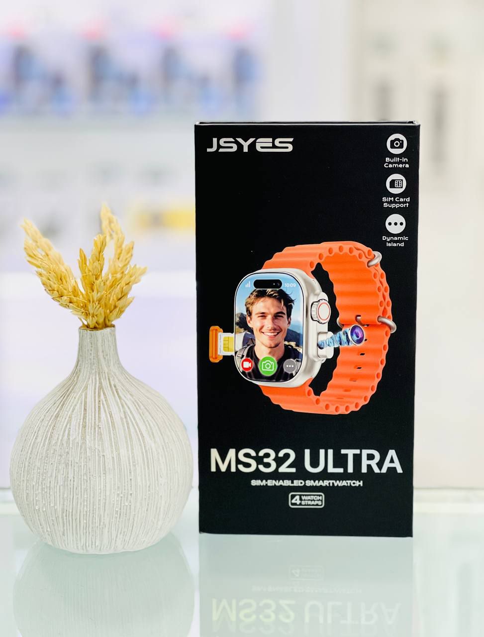 ساعت هوشمند JSYES مدل MS32 ULTRA دوربین دار و سیم کارت خور — تصویر ۲