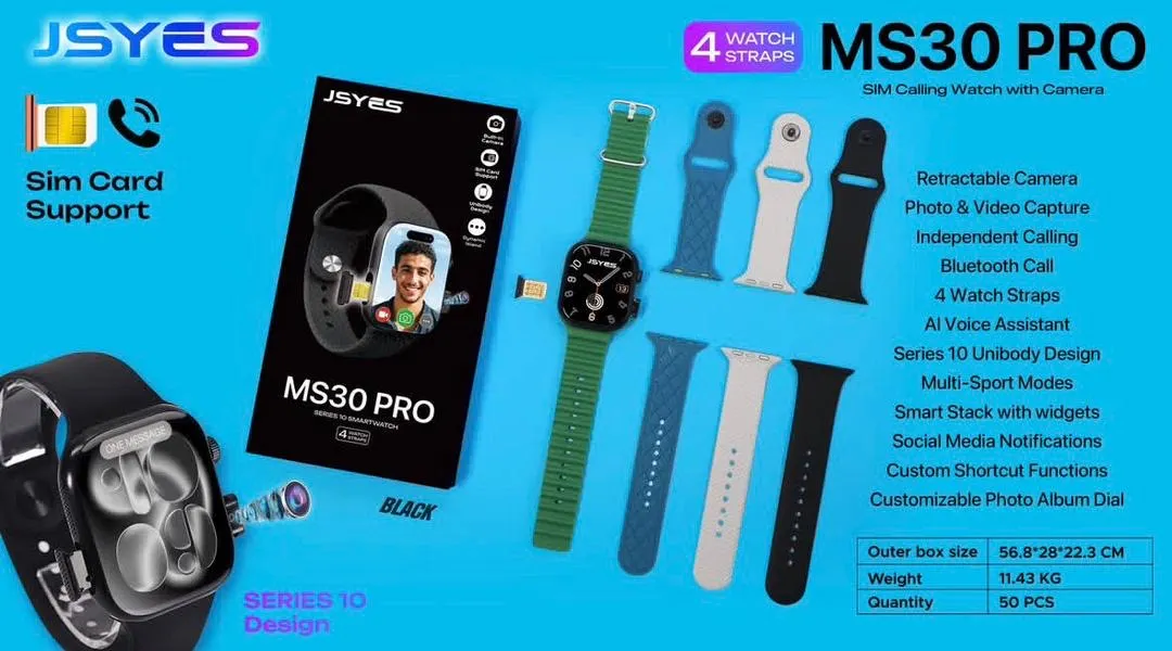 ساعت هوشمند Jsyes مدل MS30 pro — تصویر ۳