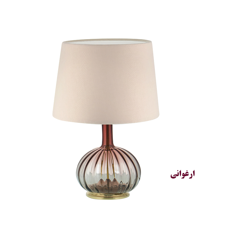 آباژور رومیزی لوتوس لایت مدل ارغوان روشن — تصویر ۷