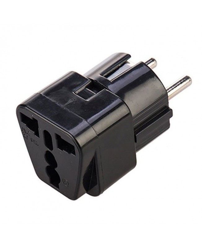 تبدیل برق 3 به 2 بافو | BAFO Travel Adapter TA-EU01-V1 - شرکت بصیر رایانه نقش جهان — تصویر ۳