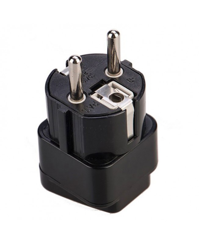 تبدیل برق 3 به 2 بافو | BAFO Travel Adapter TA-EU01-V1 - شرکت بصیر رایانه نقش جهان — تصویر ۲