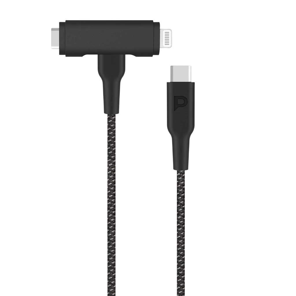 کابل دو سر 60 واتی پاورولوژی Powerology Braided Data Cable — تصویر ۲