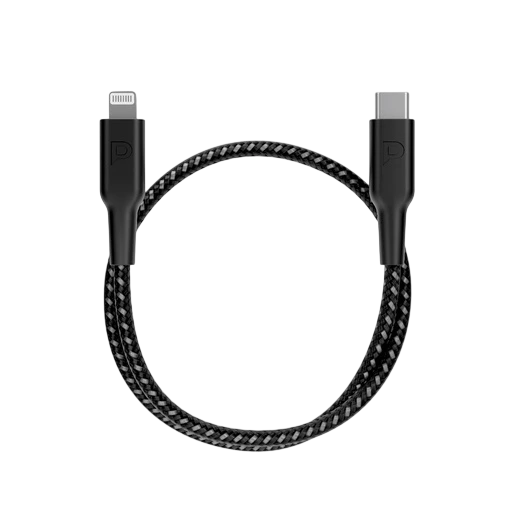 کابل تایپ سی به لایتنینگ 30 سانتی پاورولوژی Powerology Type-C To lightning PD Data Cable — تصویر ۲