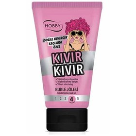 ژل مو هوبی HOBBY موهای فر شماره 4 مدل KIVIR KIVIR حجم 150 میل — تصویر ۲