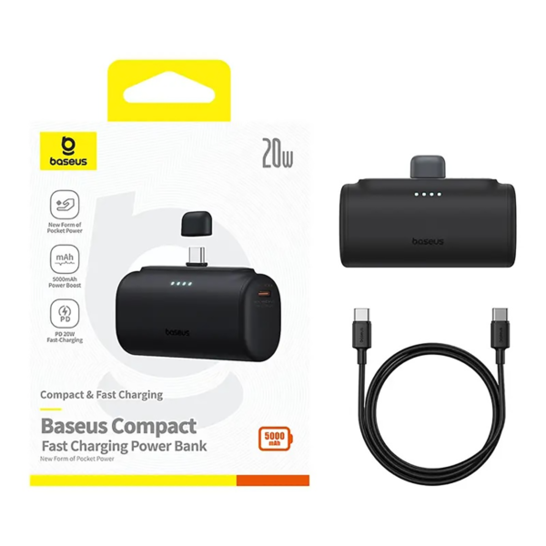 پاور بانک 5000 فست شارژ بیسوس Baseus Compact Fast Charging IP Edition — تصویر ۷
