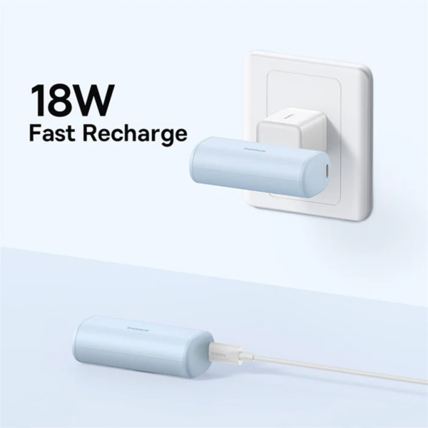 پاور بانک 5000 فست شارژ بیسوس Baseus Compact Fast Charging IP Edition — تصویر ۵